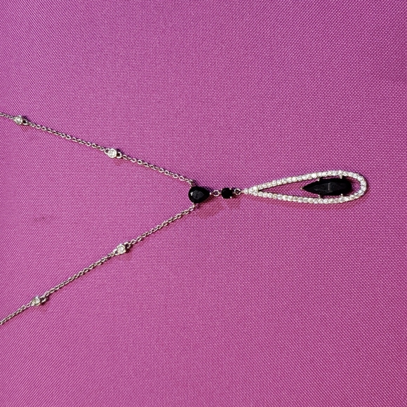 Carolee New York Stirling silver necklace - Picture 2 of 4